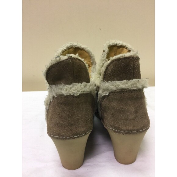 Bettye Muller Women wedged brown suede Lace Up Wedge Bootie size EUR 37 - Picture 6 of 10